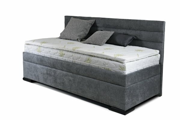 postel boxspring premium VENETO 100x200 s dlouhým čelem