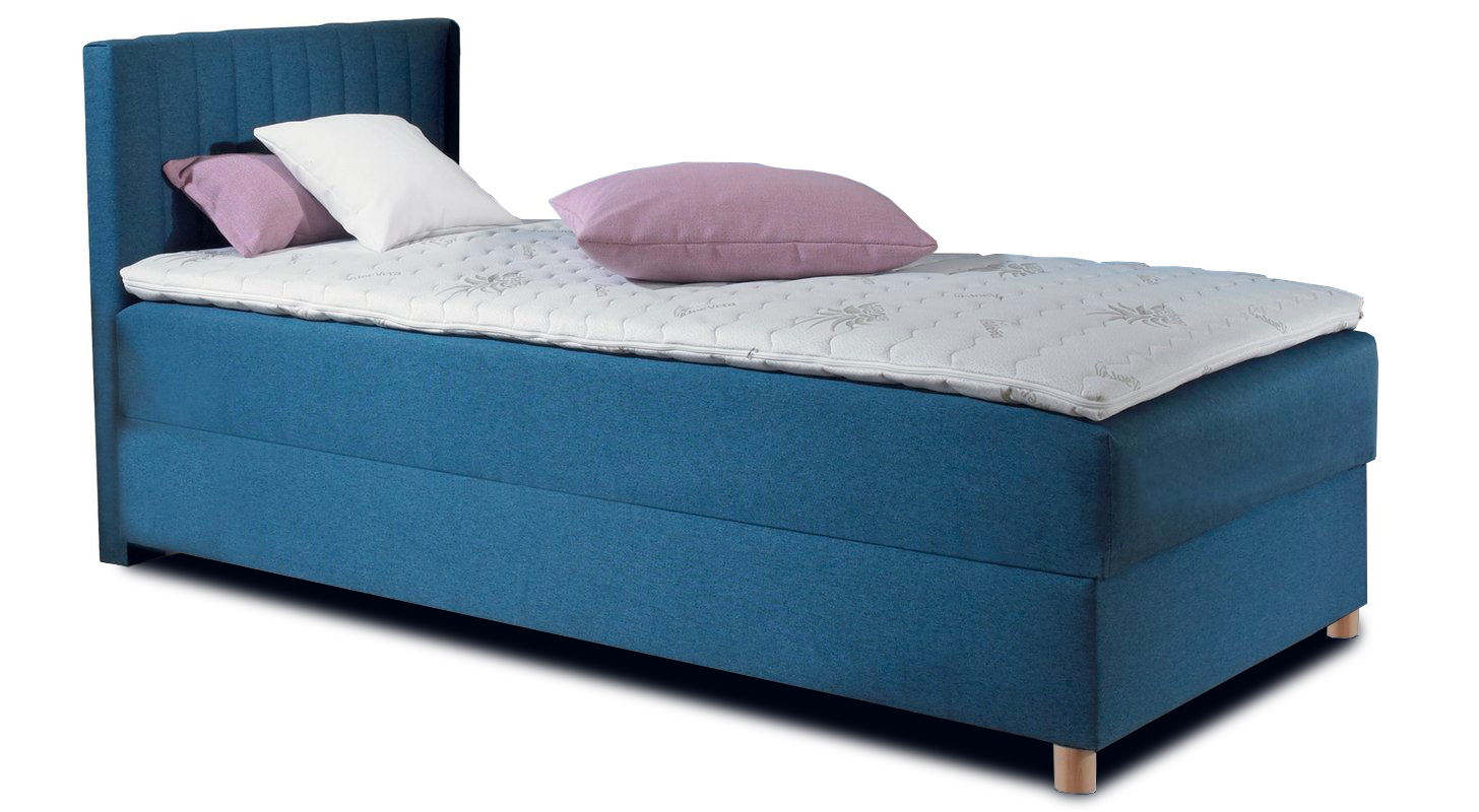 Boxspring jednolůžko Novo s čely 90x200 - 4