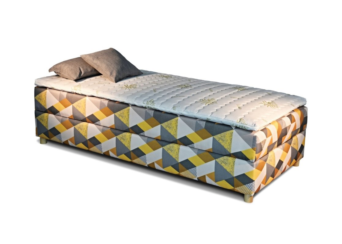 Boxspring jednolůžko Novo s krátkým čelem 80x200 - 4