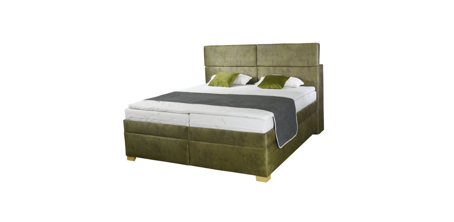 boxspring premium s polohovacím čelem YOGA 160x200 - 3