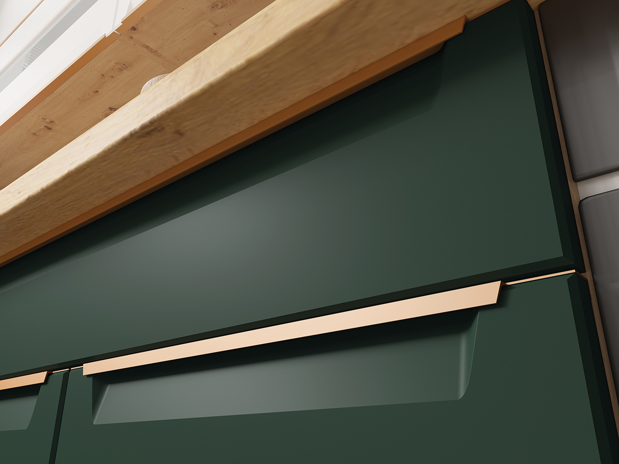 Horní skříňka GLA-53G s odkapávačem green - 3